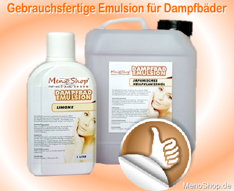 DAMPFBAD - EMULSION 1 Liter