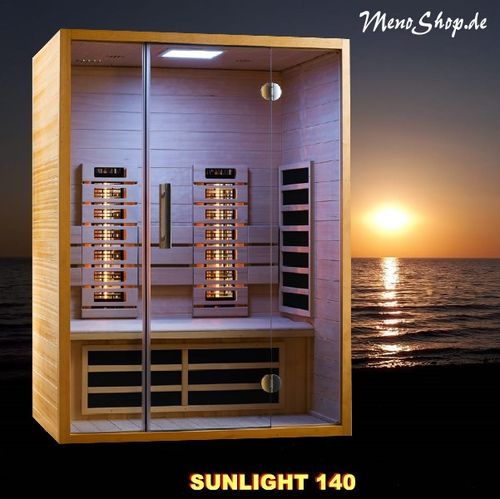 Infrarotkabine-Meno-Sunlight 140