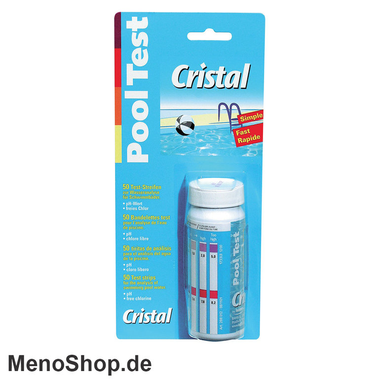 CRISTAL PoolTest - Test-Streifen pH/Chlor